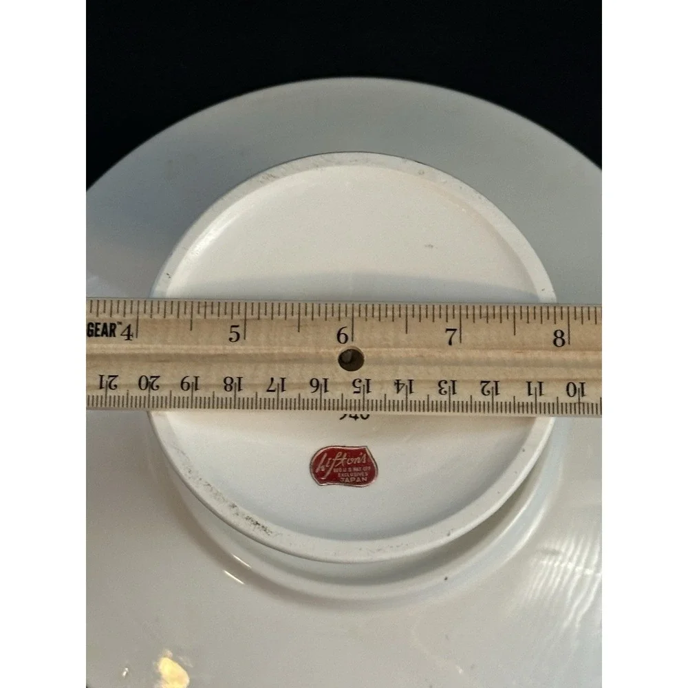 Vintage Americana By Lefton Pedestal Cake Plate Stand Pink Roses Cottagecore
